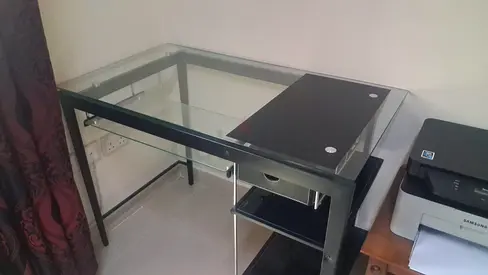 Glass Study Table