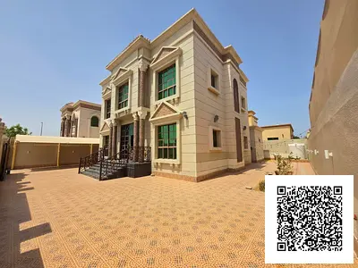 villa 7 bedrooms hall majlis maid room back side mulhaq kitchen hamideya