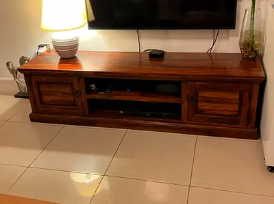 TV unit - Entertainment center- TV table - TV cabinet - Marina solid wood