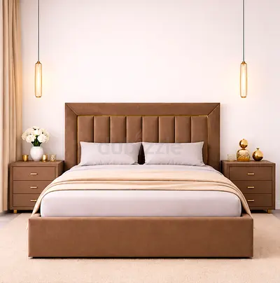 Modern design Queen size bed storage including mattress family bed double bed Queen bed
