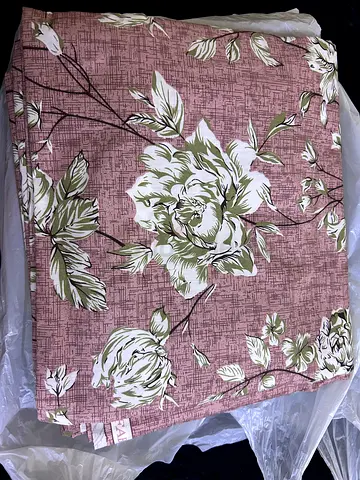 King Size Pure Cotton Floral Bedsheet - New, Soft & Breathable