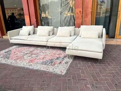 Stylish Ikea Sodhremn Four Seater L Shape Sofa