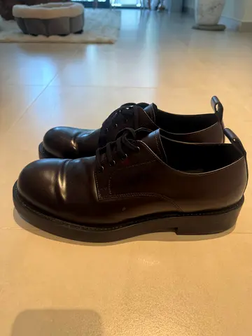 Classic Brown Leather Lace-Up Dress Shoes