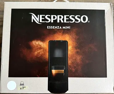 Nespresso Essenza Mini coffee machine (boxed) - black