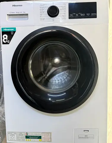 Hisense washing machine in 8 kg steam Allergy care option