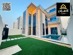 Luxury corner villa for sale in Al-Haliyo 2 – Consists of 6 bedrooms, three floors with a roof ter