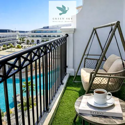 Summer Offer | Luxury Furnished 1BR Apartment | Lagoon View | Resort Living | Arjan | Vincitore Benessere | 1 Gbps WiFi