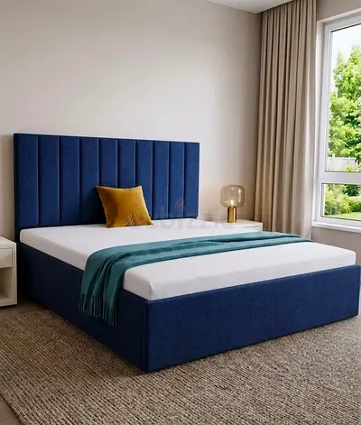 Brend New fabric wooden Queen size 150x190 with Madical Matress Available