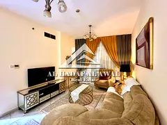 For monthly rent in Al Qasba Al Bahriya area, one bedroom and a hall with free internet