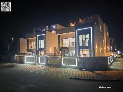 فيلا( زاويه ) للبيع بعجمان| منطقة الحليو2 | 7غرف ومجلس وصاله ورووف |تملك حر | السعر شامل رسوم التسجيل والماء والكهرباء والمكيف المركزى وقابل للتفاوض.