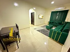 🏡 Golden Opportunity! Luxurious fully furnished two-bedroom apartment for monthly rent in Al Muwa