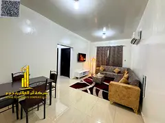 🏡 Luxurious fully furnished one-bedroom apartment for monthly rent in Al Muwaihat 2, near the Sau