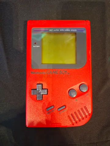 Vintage Red Game Boy Handheld Console