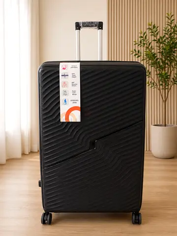 Luggage 32 size largest trolly bag Spinner Suitcase with 360 Degree Wheels with extension zipper