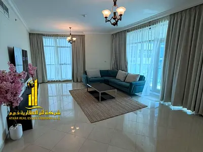 باطلالة بحرية | شقة غرفتين وصالة مفروشة | أبراج الكورنيش ريزيدنس | للايجار الشهري | شامل الفواتير والإنترنت | جيم ومسبح وباركنج