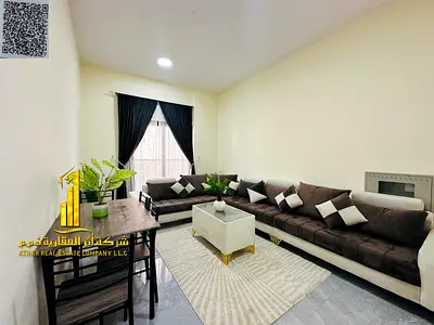 ✨ أفخم شقة غرفة وصالة للإيجار الشهري في كورنيش عجمان - ✨ استمتع بأرقى أسلوب حياة! شقة غرفة وصالة مفروشة بالكامل بفرش جديد ومميز، جاهزة للسكن الفوري، ف