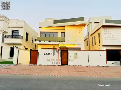 Villa with(pool)|ajman|al helio2|6 master rooms,majlis,hall,pool,roof|freehold|price included registration fees,water and electricity,air conditioning