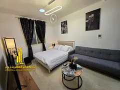 A golden opportunity! Luxurious, fully furnished studio apartment for monthly rent in Al Nuaimiya 3,