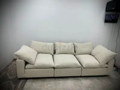 Like new condition klekktic brand cloud sofa