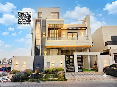 Modern villa for sale – fully furnished with air conditioning, electricity, and water – directly fr