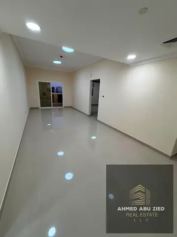 1BHK, first tenant in Al Jurf 3, master bedroom, balcony, open view, central AC, 2 bathrooms, built-in wardrobes, prime location close to all services