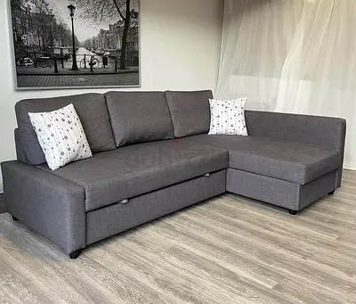 IKEA Gray Friheten L-shaped sofa combed - 10/10