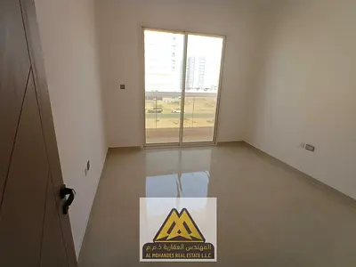 Brand-new 1BR in Al Jurf 3, balcony, 2 baths, central AC, free maintenance, near all services, AED