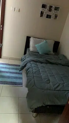 Room with attached bathroom for rent in princess tower high floor Dubai marina