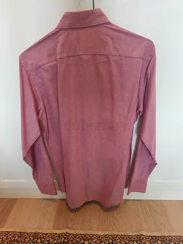 Sacoor Brothets Men's long-sleeve button-up shirt - light pink, size M