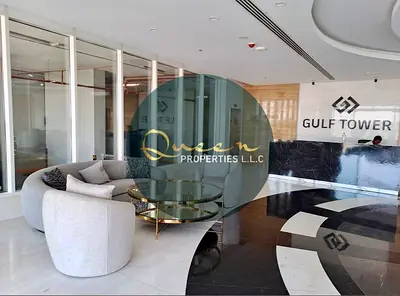 Two Bedroom Apartment for Sale in Gulf Tower Emirates City Ajman 14th Floor 1186 Sq Ft Private Parking Total Price AED 560000 Down Payment AED 251000