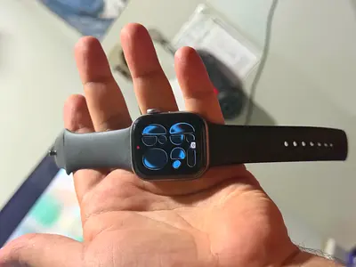 Apple Watch Series 11 (42mm) - Space Gray with Black Sport Band, Good Condition