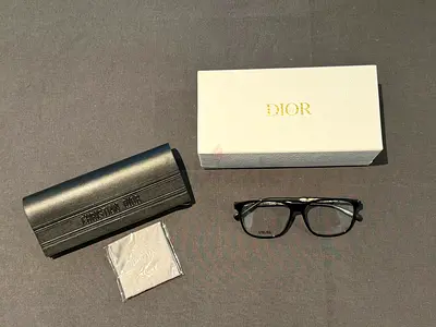 Dior eyeglasses with original box and case - black frame