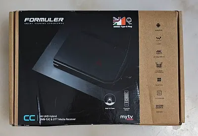 Formuler Cc hybrid dvb-t/c terrestrial & cable tv inbuilt tuner 4k UHD android tv box