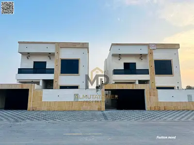 Villa for sale | ajman| al helio2 area | 5 master rooms, majlis, hall, maid room| freehold | 0 regi