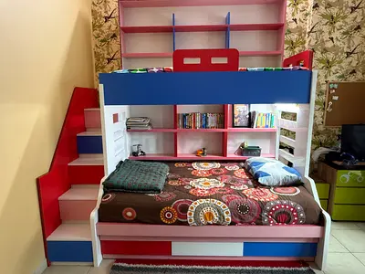 Bunk Bed for Kids with Mattresses