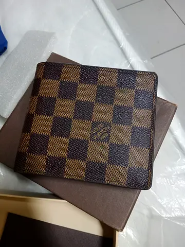 Pre-owned Louis Vuitton Damier Ebene Bi-fold Wallet