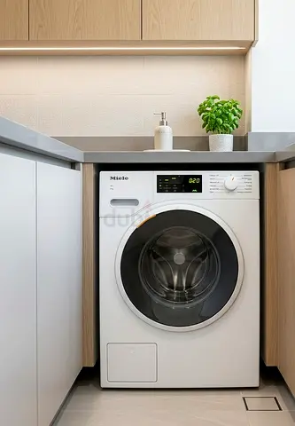 Miele WWD120 WCS 8kg Front-Loading Washing Machine – White/Black