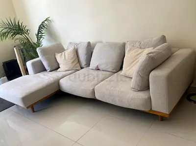 Very comfortable West elm Lshape sofa