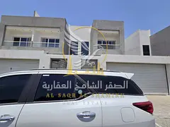 Two-story villa with four bedrooms for annual rent in Sharjah, suitable for residential or commercia