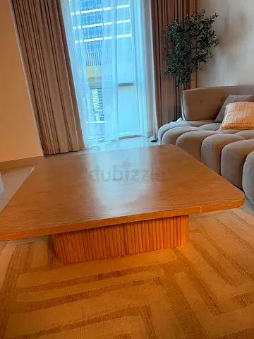 Wooden coffee table