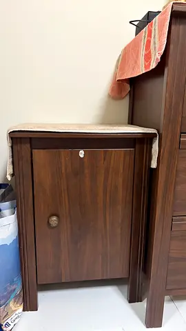 Ikea chest of 3 drawers and Wooden bedside tables  with single door and two shelves (2nos. + drawer)
