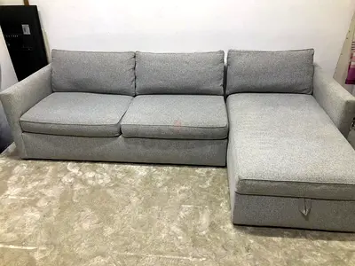 West Elm Harris 2-piece sleeper sectional with storage chaise