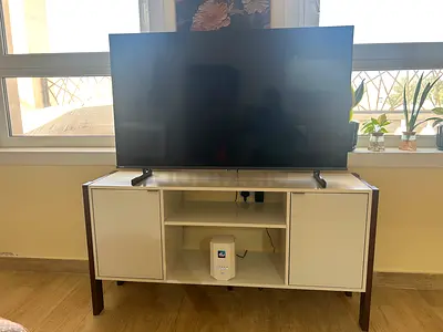 QLED TV with stand