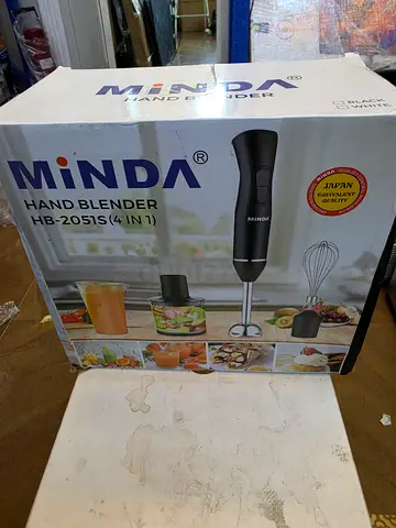 MINDA HAND BLENDER HB-2051S (4 IN 1) new Box Included
