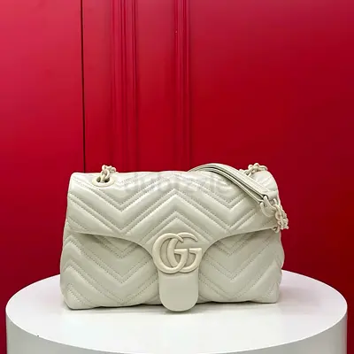 GUCCI Women's GG Marmont Small Leather Shoulder Bag