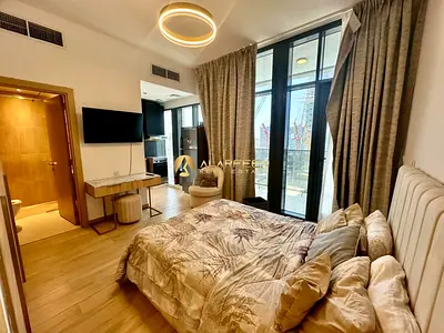 Furnished Studio | Regina Tower JVC | Balcony & Pool Access