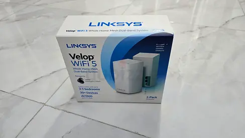 Linksys Velop WiFi 5 Whole Home Mesh System (2-Pack) – AC1300 (WHW0102)