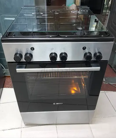 Bosch New model 4 Burner Full Gas Cooker Range. 60×60Cm