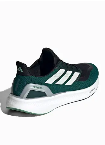 Brand new Adidas pureboost 5 running shoes - size tag attached, green/black,