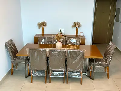 Dining Table with 8 Chairs Home Center